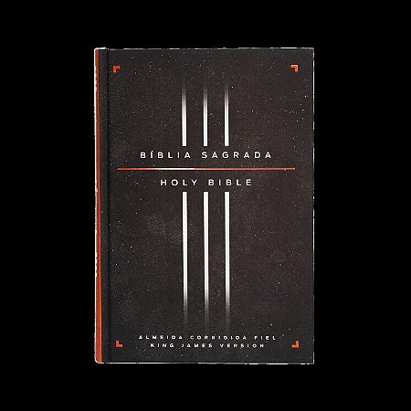 Bíblia Bilíngue ACF/KJV, Português/Inglês, Capa dura, Leitura Perfeita