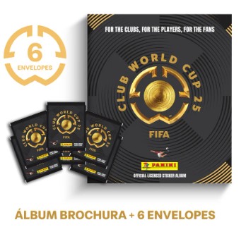 FIFA CLUB WORLD CUP 2025™- Álbum Capa Cartão + 6 Envelopes
