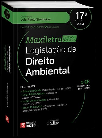 Maxiletra 2023 - Legislacao de Dir.ambiental 17ed.