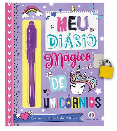 Meu Livro Diário Mágico de Unicórnios