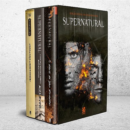 Coleção Supernatural - Edição Oficial de Colecionador - Box com 3 Livros