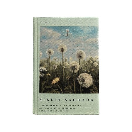 Bíblia NVI, Letra grande, Fonte Leitura Perfeita, com espaço para anotações, Capa dura com tecido Dente-de-leão