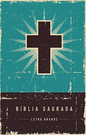 Bíblia NVI, Letra grande, Fonte Leitura Perfeita, Capa dura Retrô Turquesa