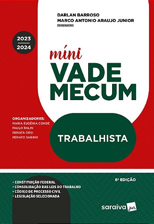 Míni Vade Mecum Trabalhista - 6ª Edição 2023