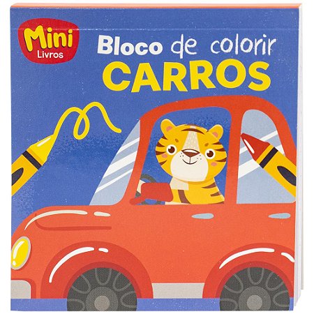 MINIBloco de Colorir(A): Carros