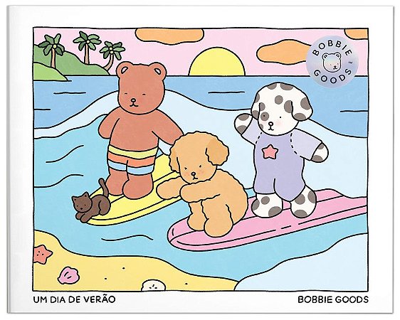 Um dia de verão (Summer Break) – Livro de colorir oficial Bobbie Goods