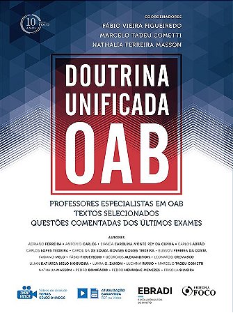 Doutrina unificada OAB - EBRADI - 2º semestre - 2018