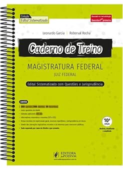 Caderno de Treino Para Magistratura Federal - Juiz Federal - 10ª Edição (2026)