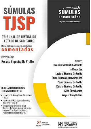 Súmulas TJSP - Tribunal de Justiça do Estado de São Paulo (2025)