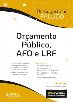 Orçamento Público, AFO e LRF (2026) Juspodivm