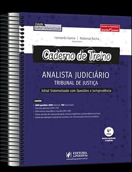 Caderno de Treino Analista Judiciário: Tribunal de Justiça - Edital Sistematizado com Questões e Jurisprudência (2026) juspodivm