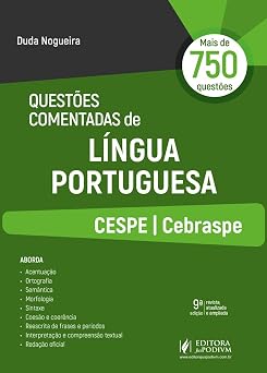 Questões Comentadas de Língua Portuguesa CESPE/CEBRASPE (2026) Juspodivm