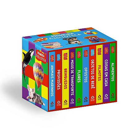 Coleção Primeira Biblioteca Volume 02 - Box com 10 Livrinhos