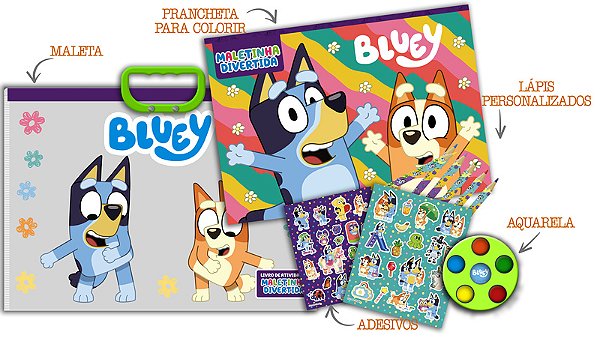 Bluey Maletinha Divertida