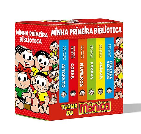 Box - Turma da Mônica Coleção Minha Primeira Biblioteca