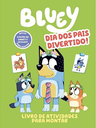 Bluey Livro de Atividades para Montar