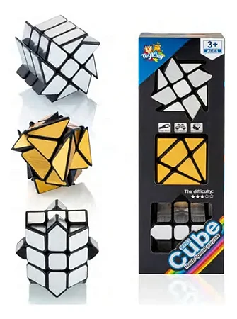 Kit 3 Cubos Mágicos Profissionais Espelhados