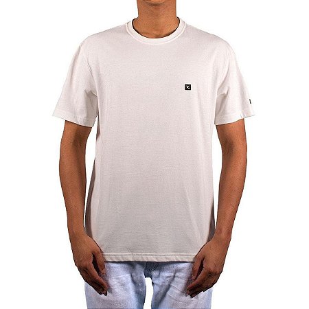 Camiseta Rip Curl Blade Lockup Masculina Branco