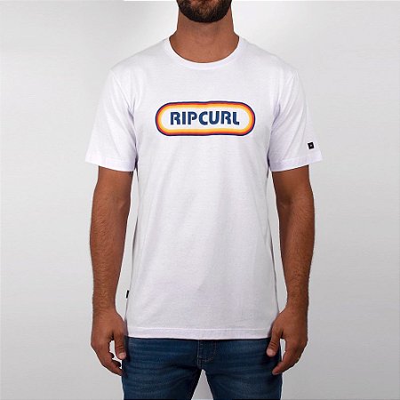 Camiseta Rip Curl Pilulle Tee Masculina Branco