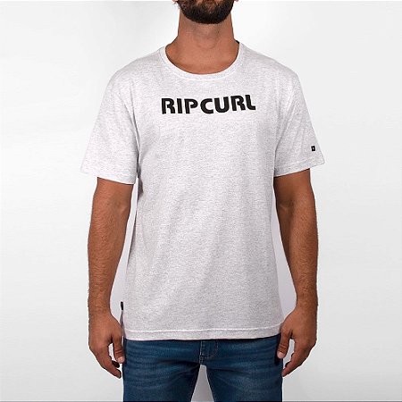Camiseta Rip Curl Pump Tee Masculina Off White