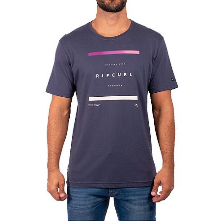 Camiseta Rip Curl Seeker Tee Masculina Azul Marinho