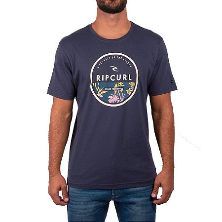 Camiseta Rip Curl Corp Yard Tee Masculina Azul Marinho