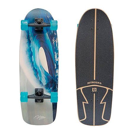 Simulador Surf Longboard NitroSK8 Wave Round 30x10'