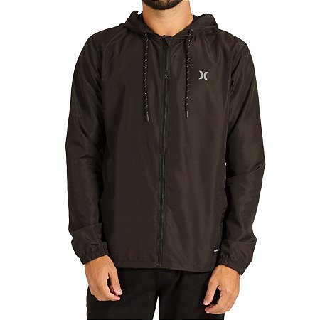 Jaqueta Hurley Windbreaker First Masculina Preto