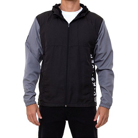 Jaqueta Quiksilver Type Solid Masculina Preto/Cinza