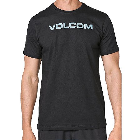 Camiseta Volcom Euro Masculina Preto