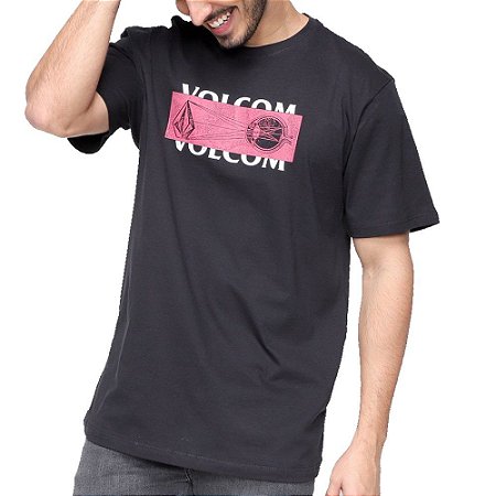 Camiseta Volcom Eye Masculina Preto