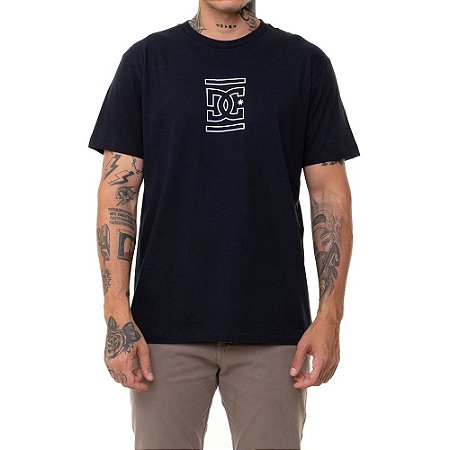 Camiseta DC Shoes Past Future Presente Masculina Preto