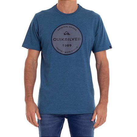 Camiseta Quiksilver Go Around Masculina Azul