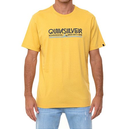 Camiseta Quiksilver Like Gold Masculina Caqui