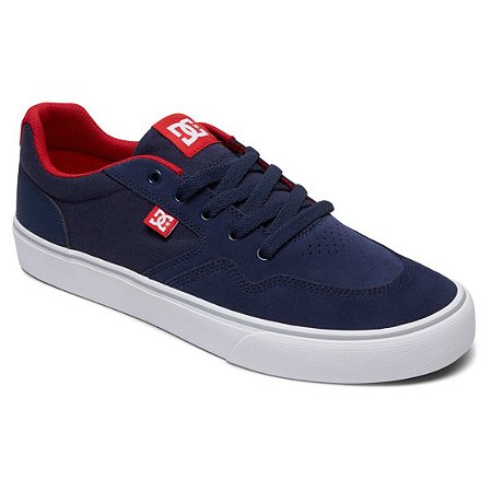 Tênis DC Shoes Rowlan SD Masculino Azul Marinho/Vermelho