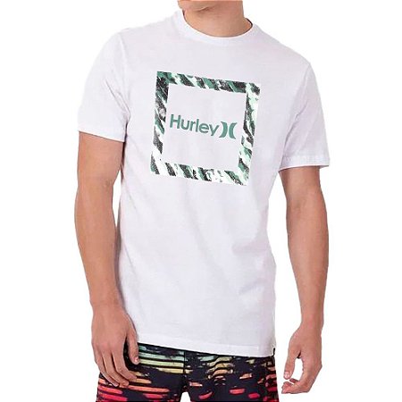 Camiseta Hurley Silk Frame Masculina Branco