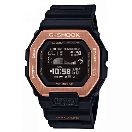 Relógio G-Shock GBX-100NS-4DR Masculino Preto/Marrom