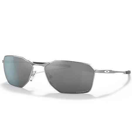 Óculos de Sol Oakley Savitar Satin Chrome W/ Prizm Blk Pol