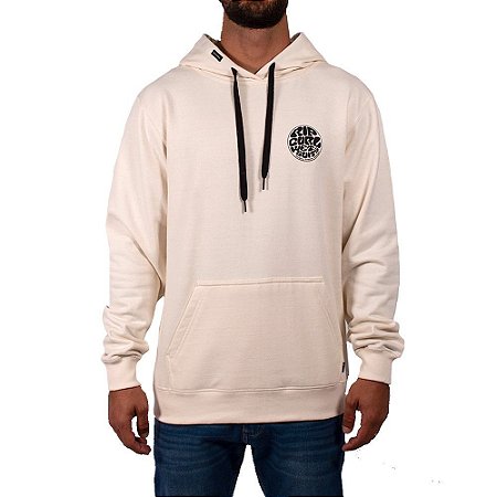 Moletom Rip Curl Wettie Po Fleece Masculino Off White