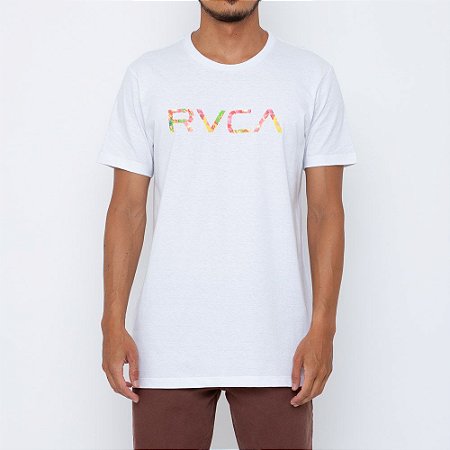 Camiseta RVCA Big RVCA Wonder Masculina Branco