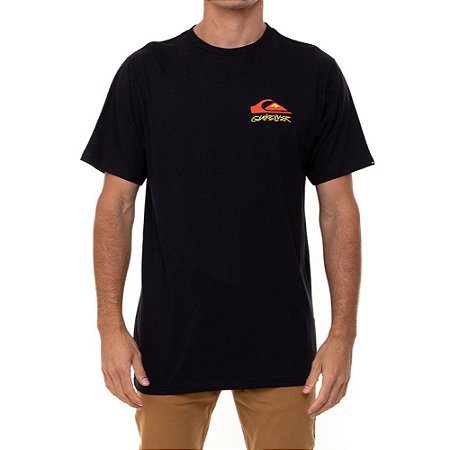 Camiseta Quiksilver Fantasy Beach Masculina Preto