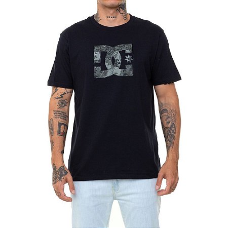 Camiseta DC Shoes Camo Fill Masculina Preto