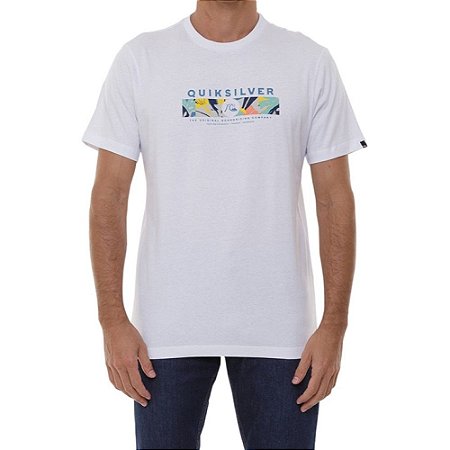 Camiseta Quiksilver Wrap It Up Masculina Branco
