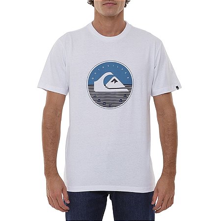 Camiseta Quiksilver High Fusion Masculina Branco