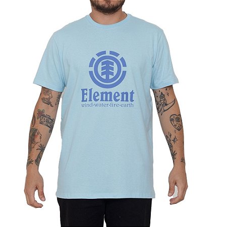 Camiseta Element Vertical Masculina Azul