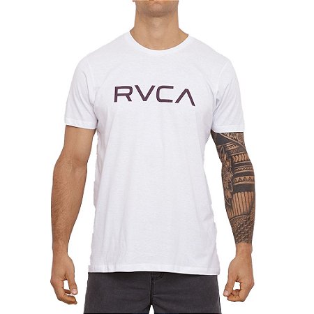 Camiseta RVCA Big RVCA Masculina Branco