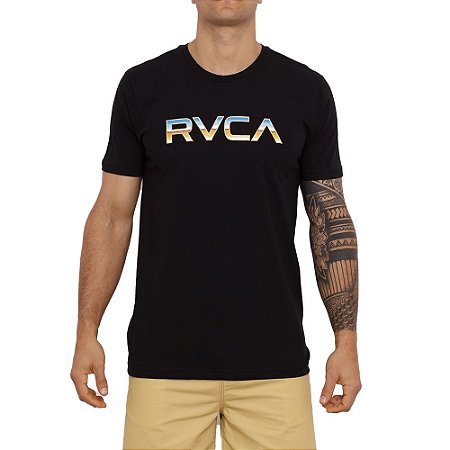 Camiseta RVCA Krome Masculina Preto