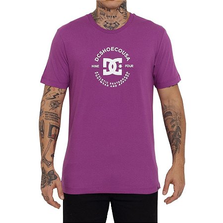 Camiseta DC Shoes DC Star Pilot Masculina Roxo