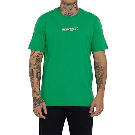 Camiseta DC Shoes Downnig Masculina Verde