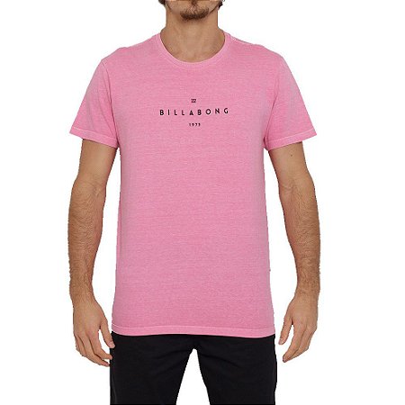 Camiseta Billabong Portal Masculina Rosa